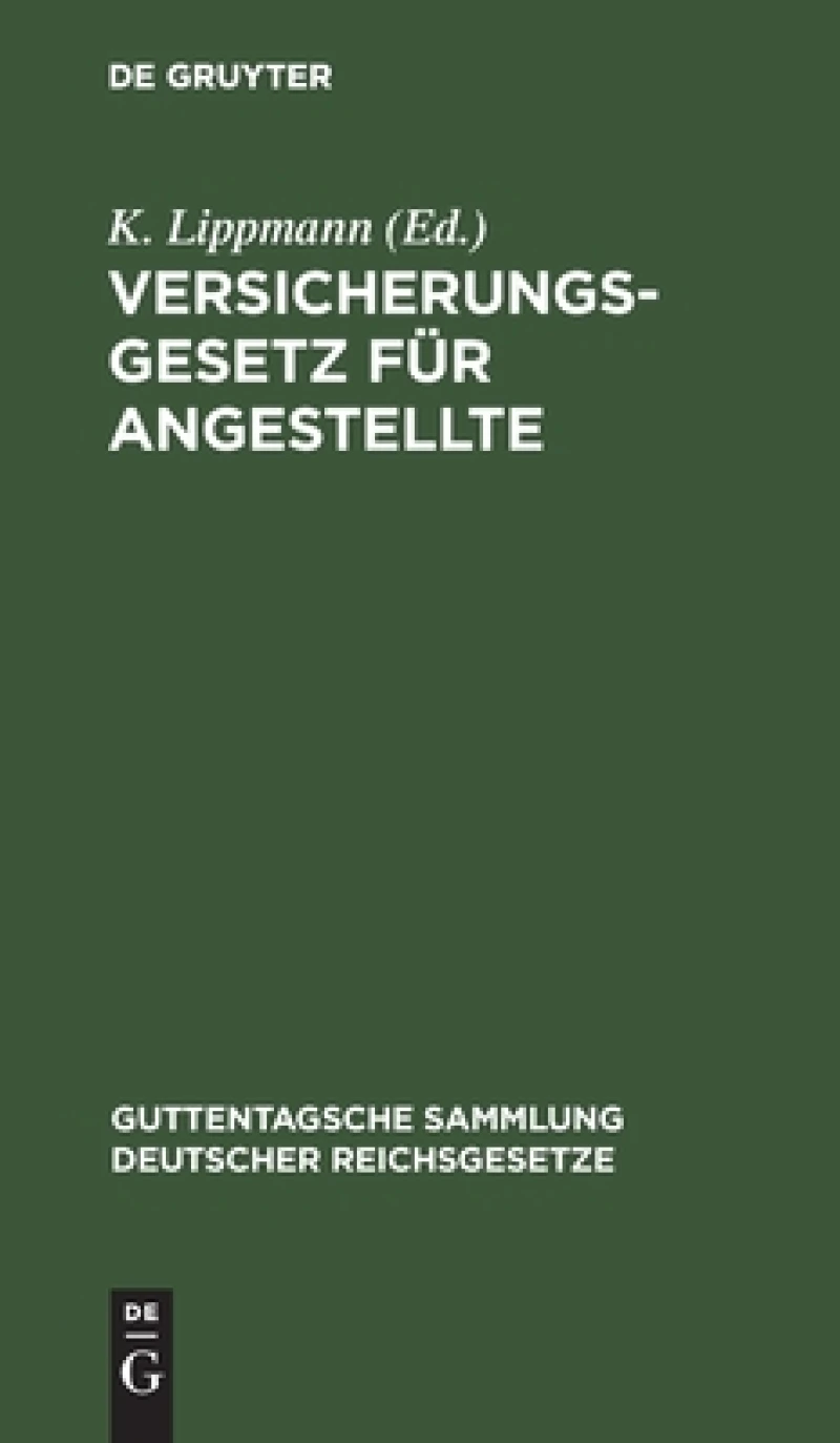 Versicherungsgesetz Für Angestellte
