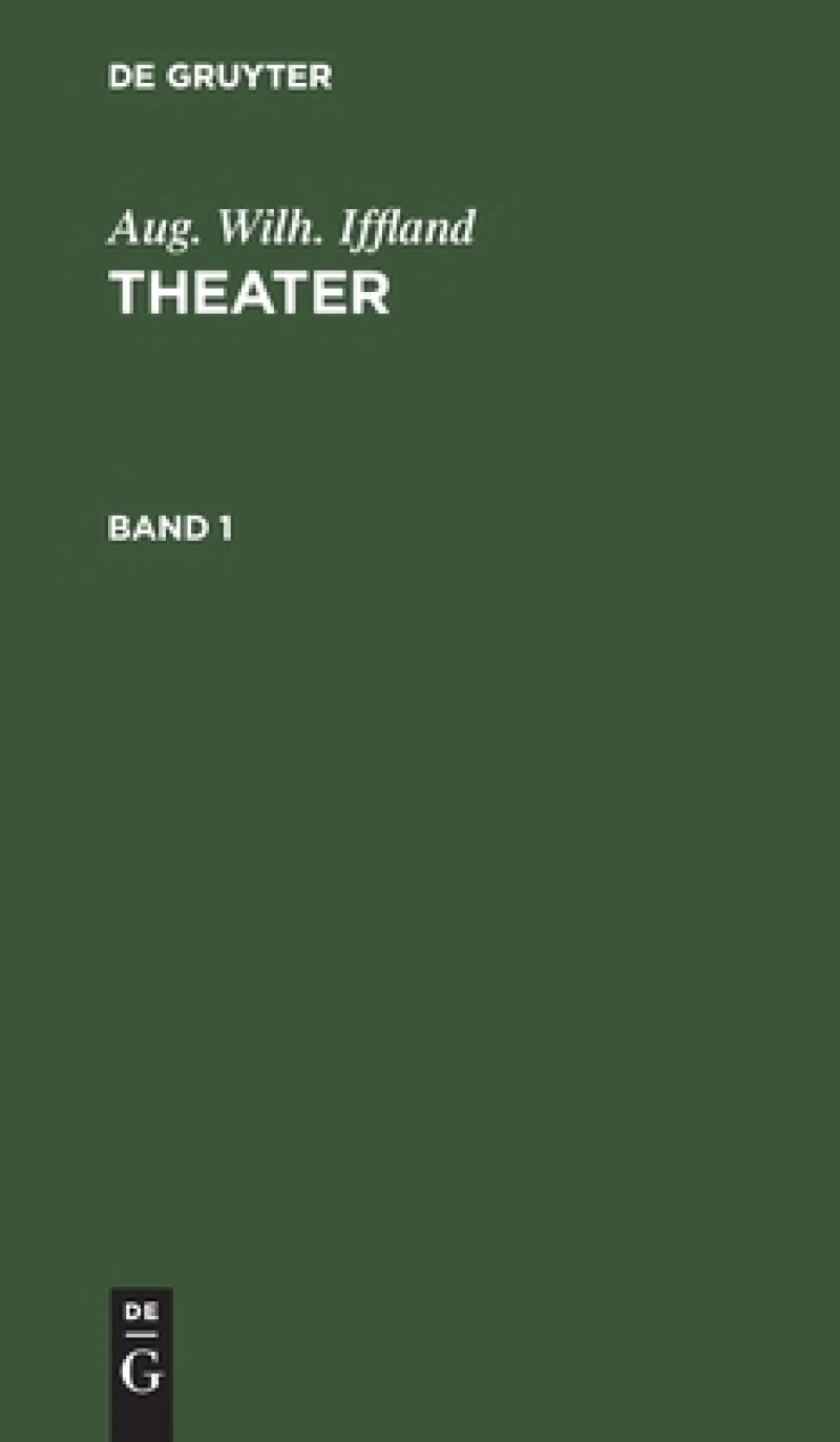 Theater. Band 1