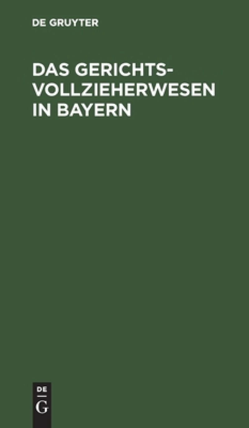 Gerichtsvollzieherwesen in Bayern