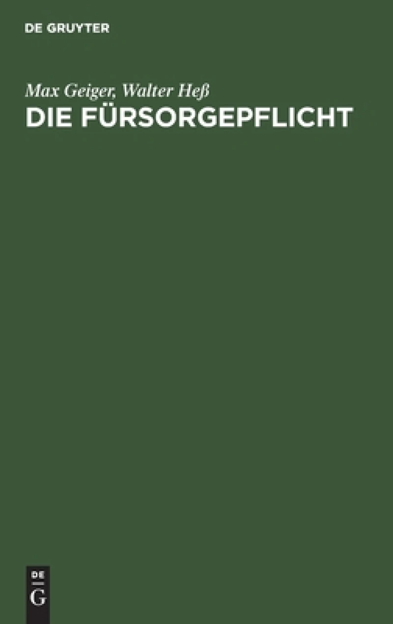 Fürsorgepflicht