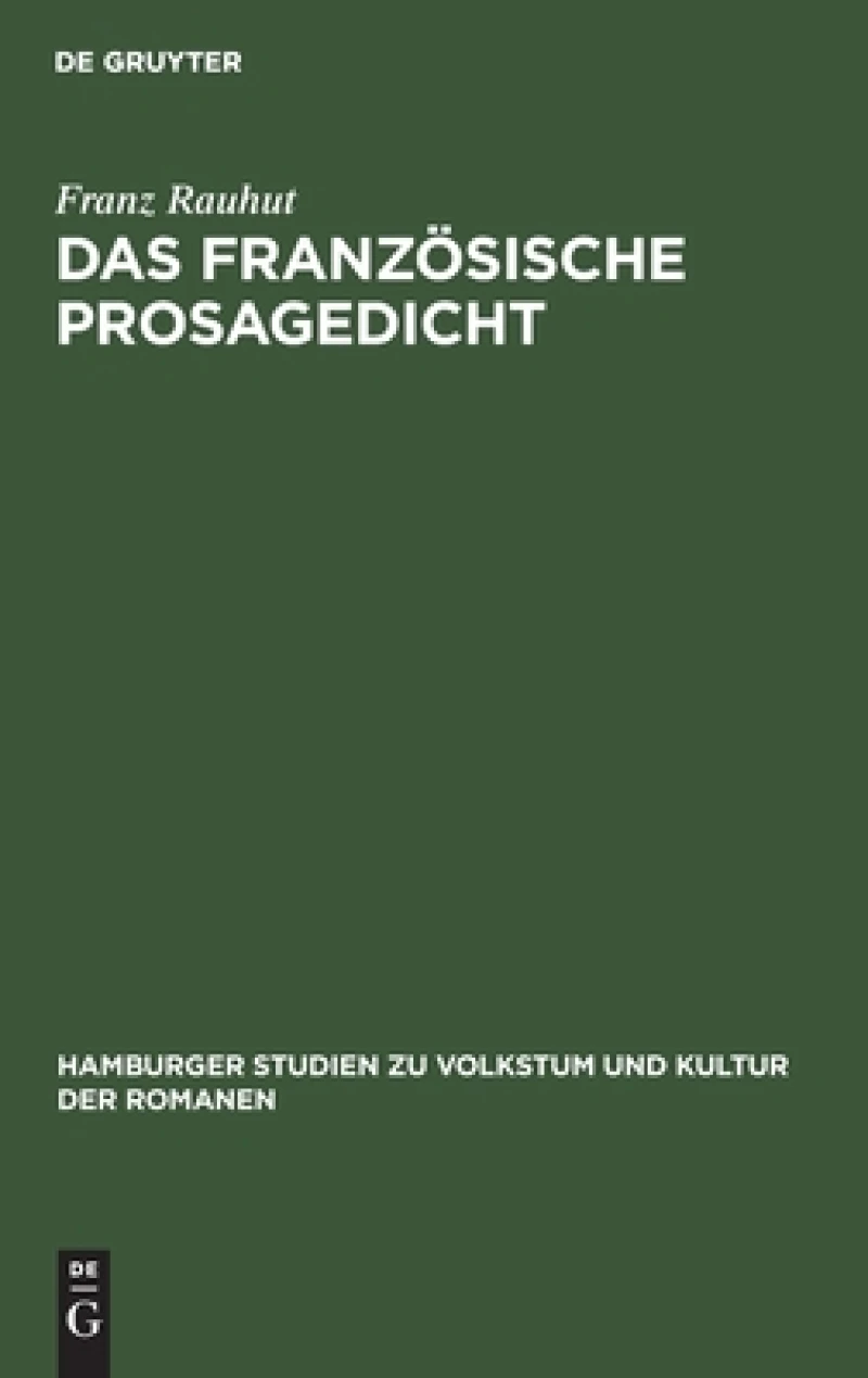 französische Prosagedicht