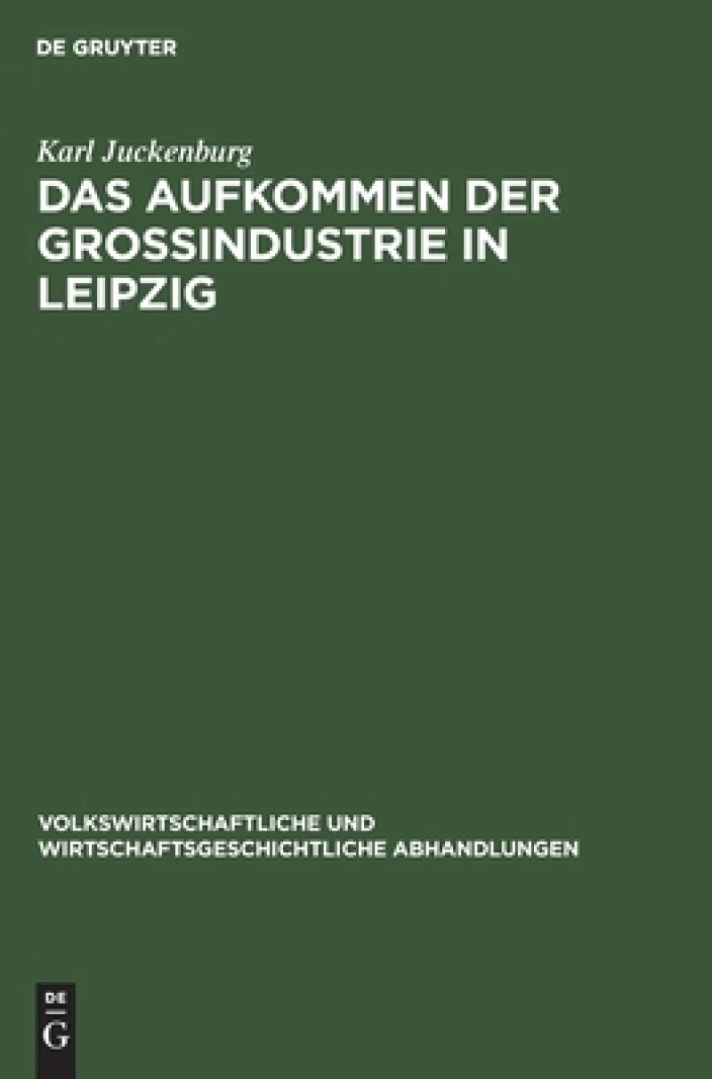 Aufkommen der Großindustrie in Leipzig