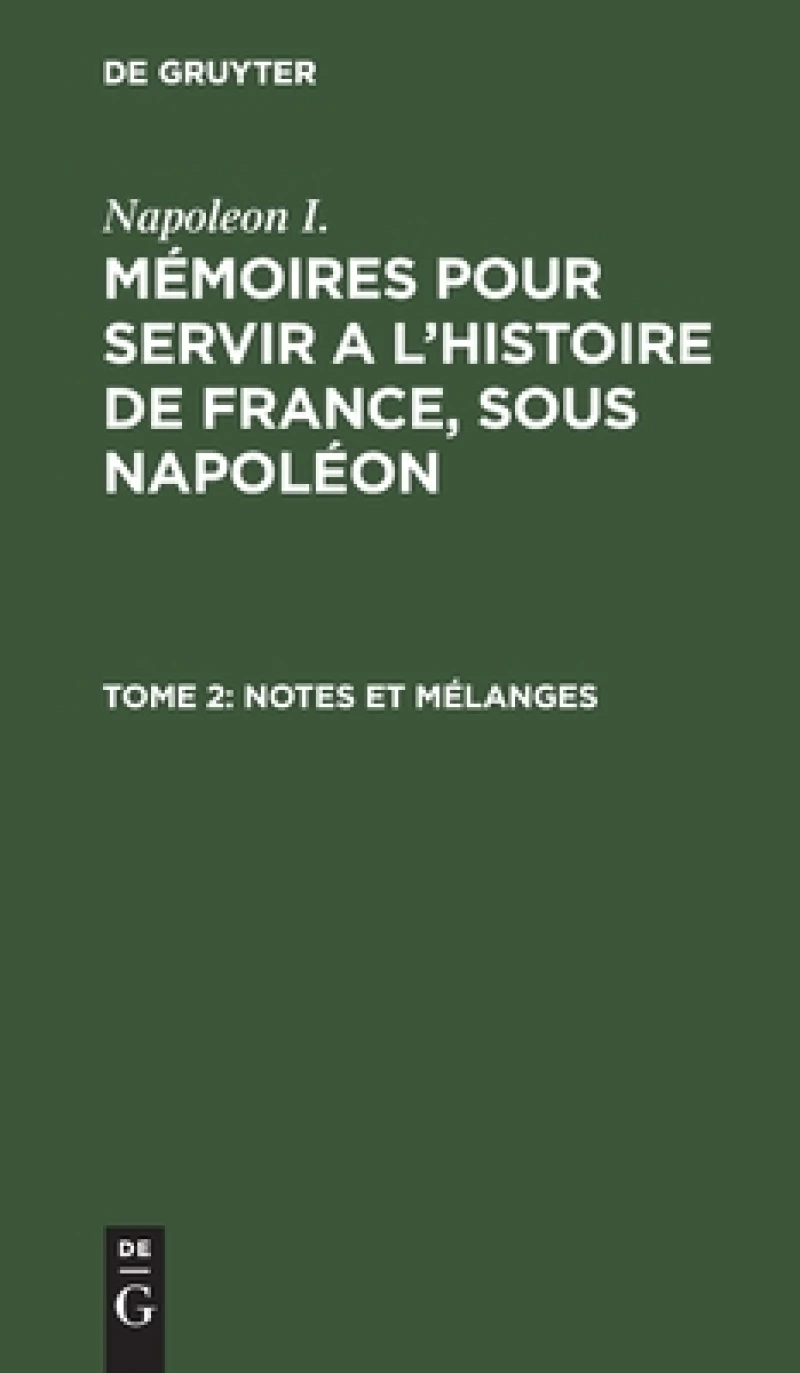 Notes Et Mélanges