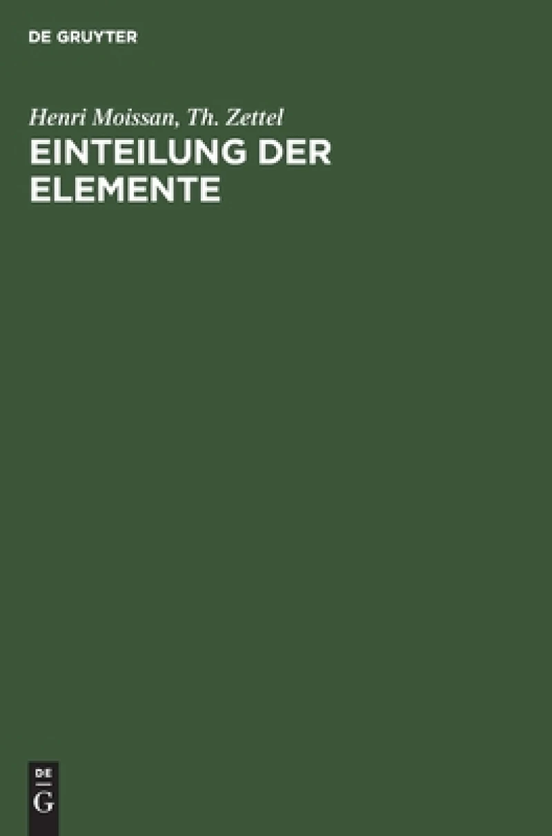 Einteilung Der Elemente