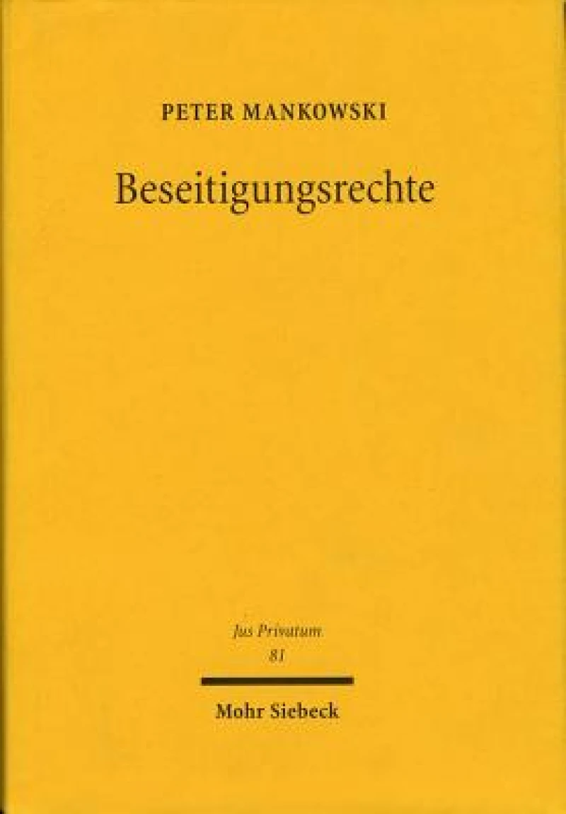 Beseitigungsrechte