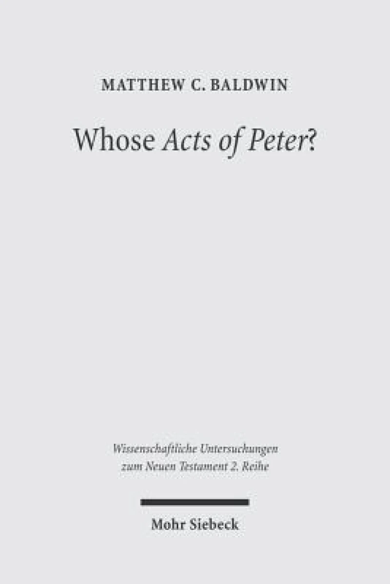 Whose Acts of Peter?