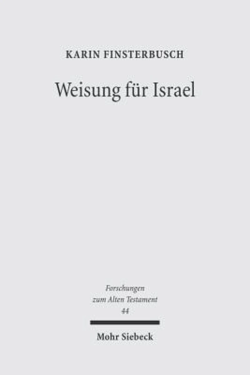 Weisung fur Israel