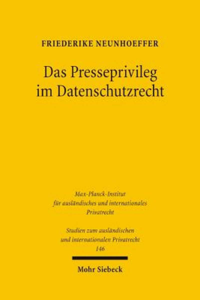 Das Presseprivileg im Datenschutzrecht