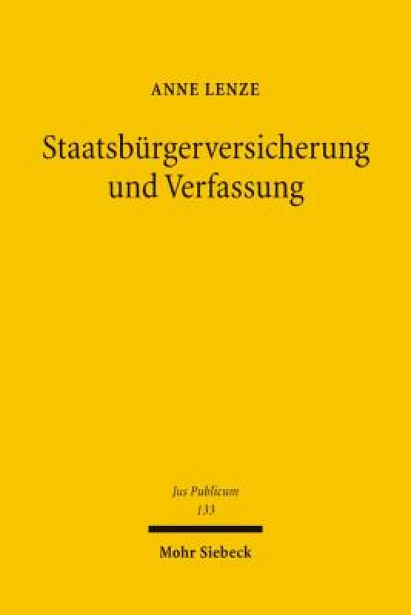 Staatsburgerversicherung und Verfassung