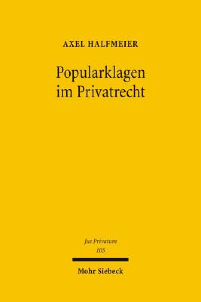 Popularklagen im Privatrecht