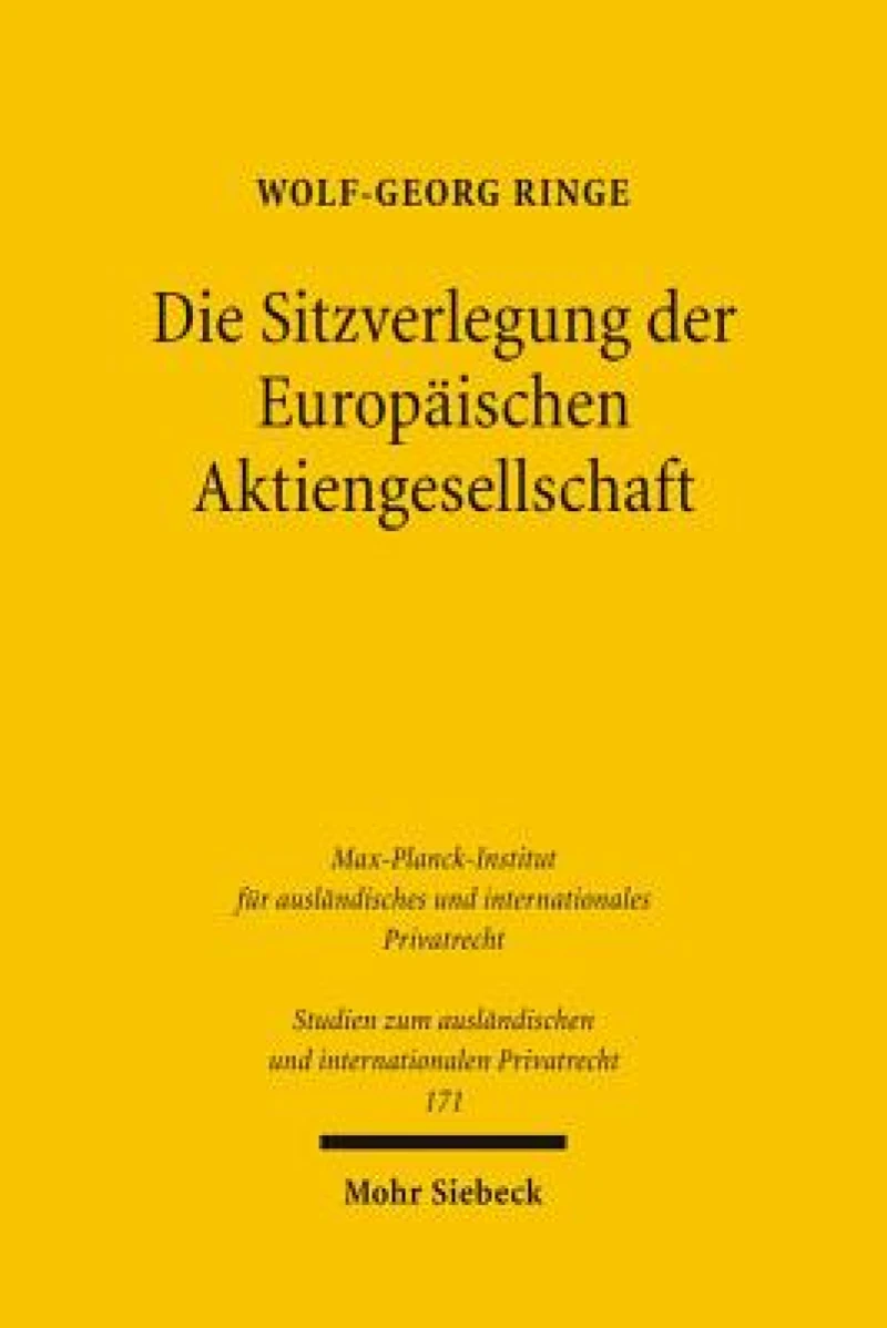Die Sitzverlegung der Europaischen Aktiengesellschaft