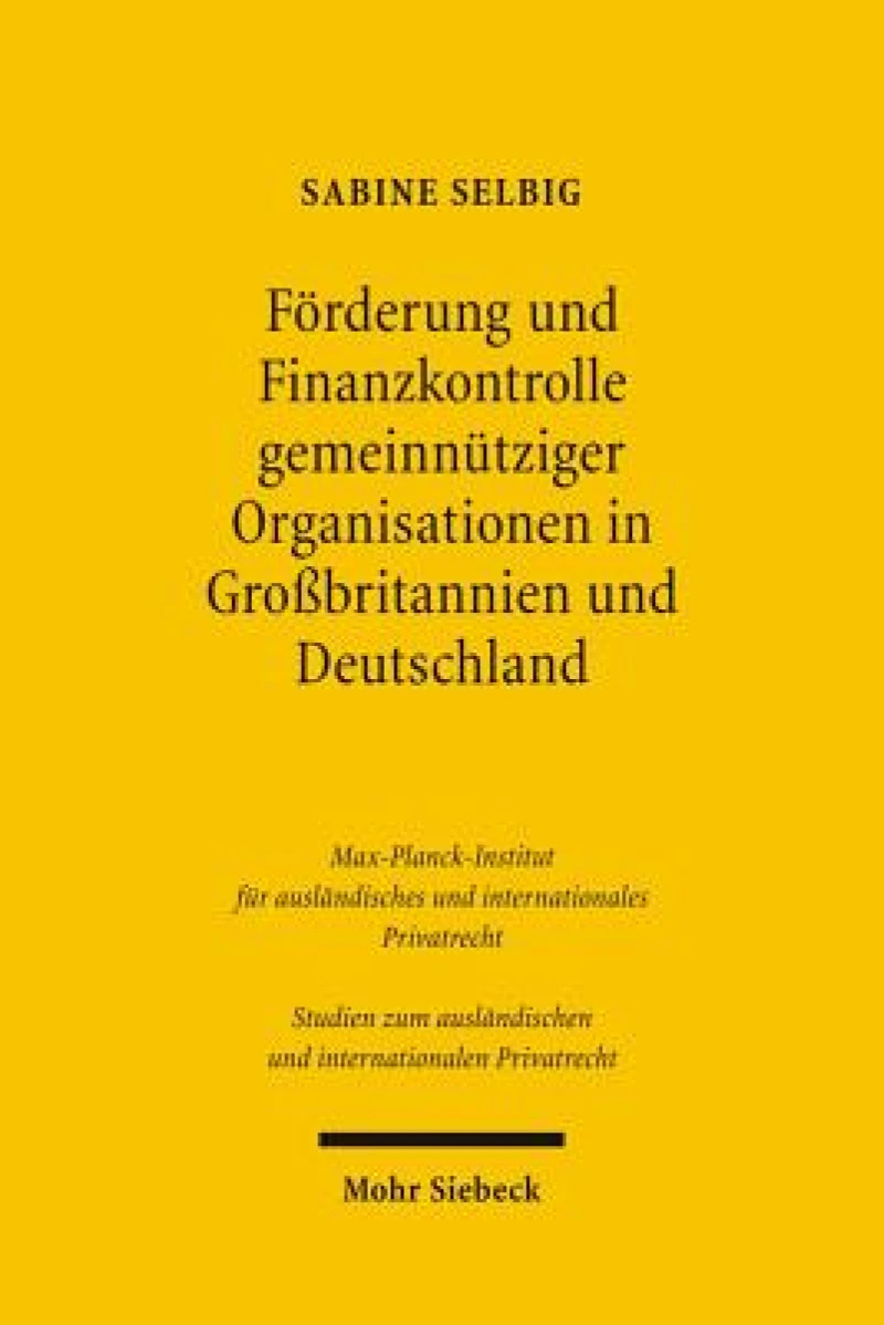 Forderung und Finanzkontrolle gemeinnutziger Organisationen in Großbritannien und Deutschland