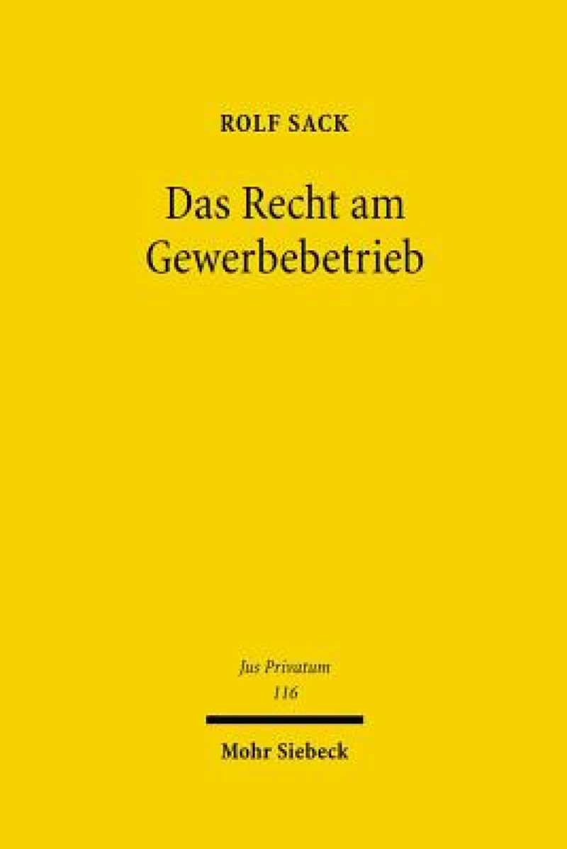 Das Recht am Gewerbebetrieb