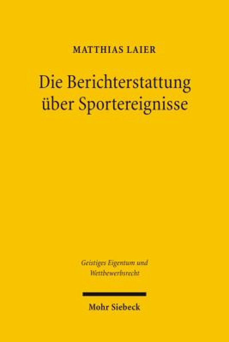 Die Berichterstattung uber Sportereignisse