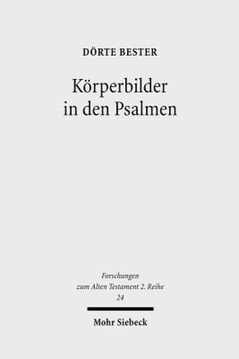 Korperbilder in den Psalmen