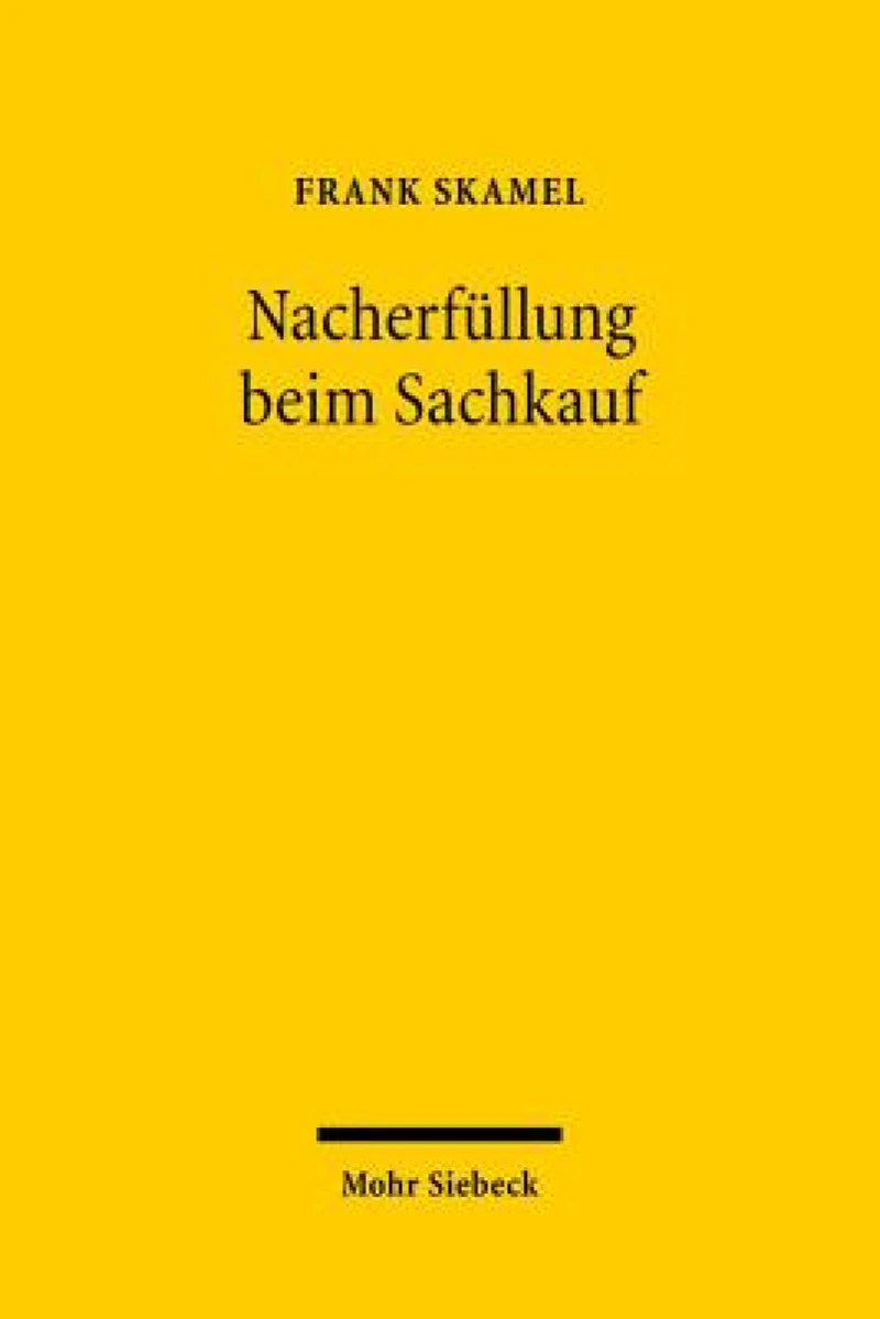 Nacherfullung beim Sachkauf