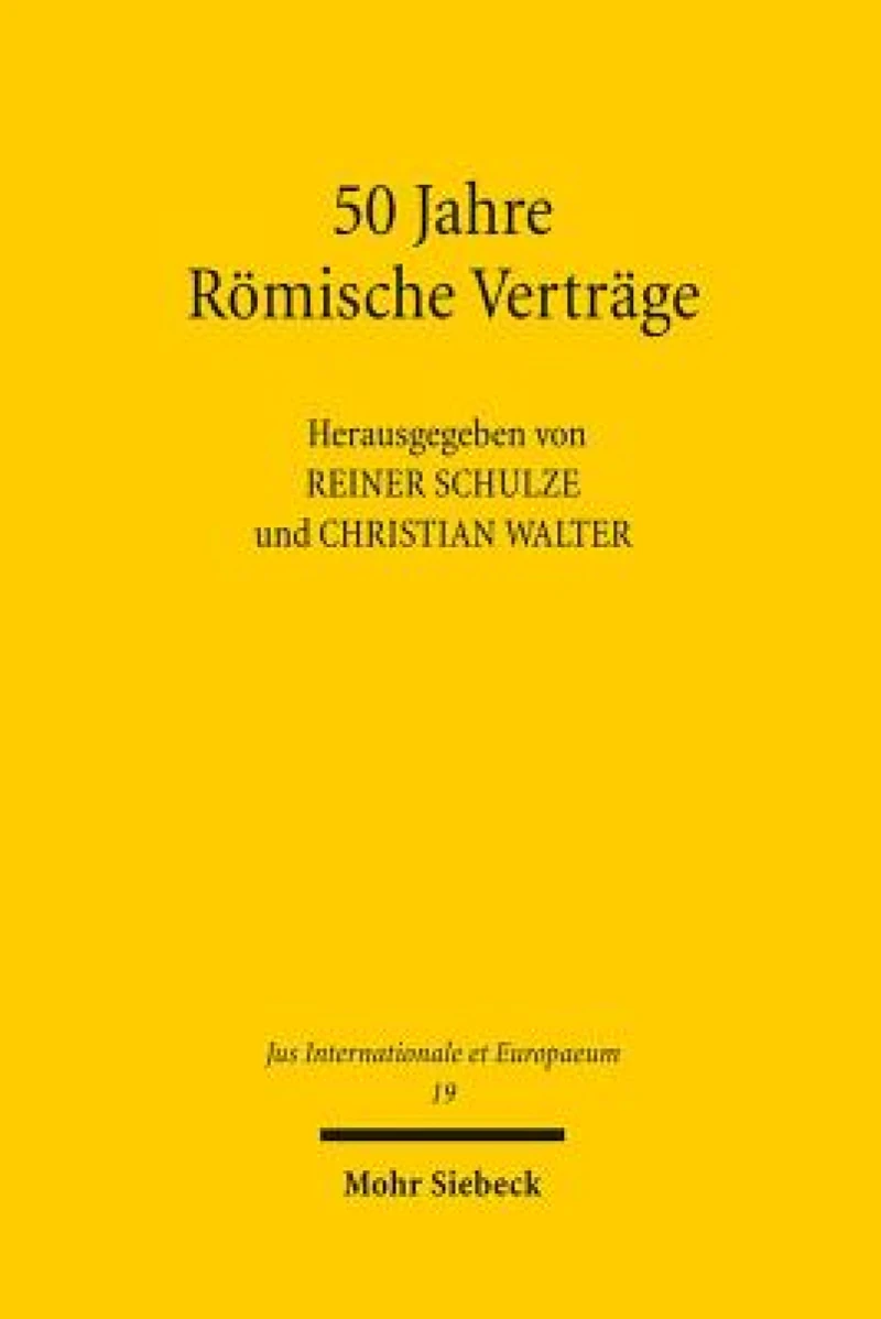 50 Jahre Romische Vertrage