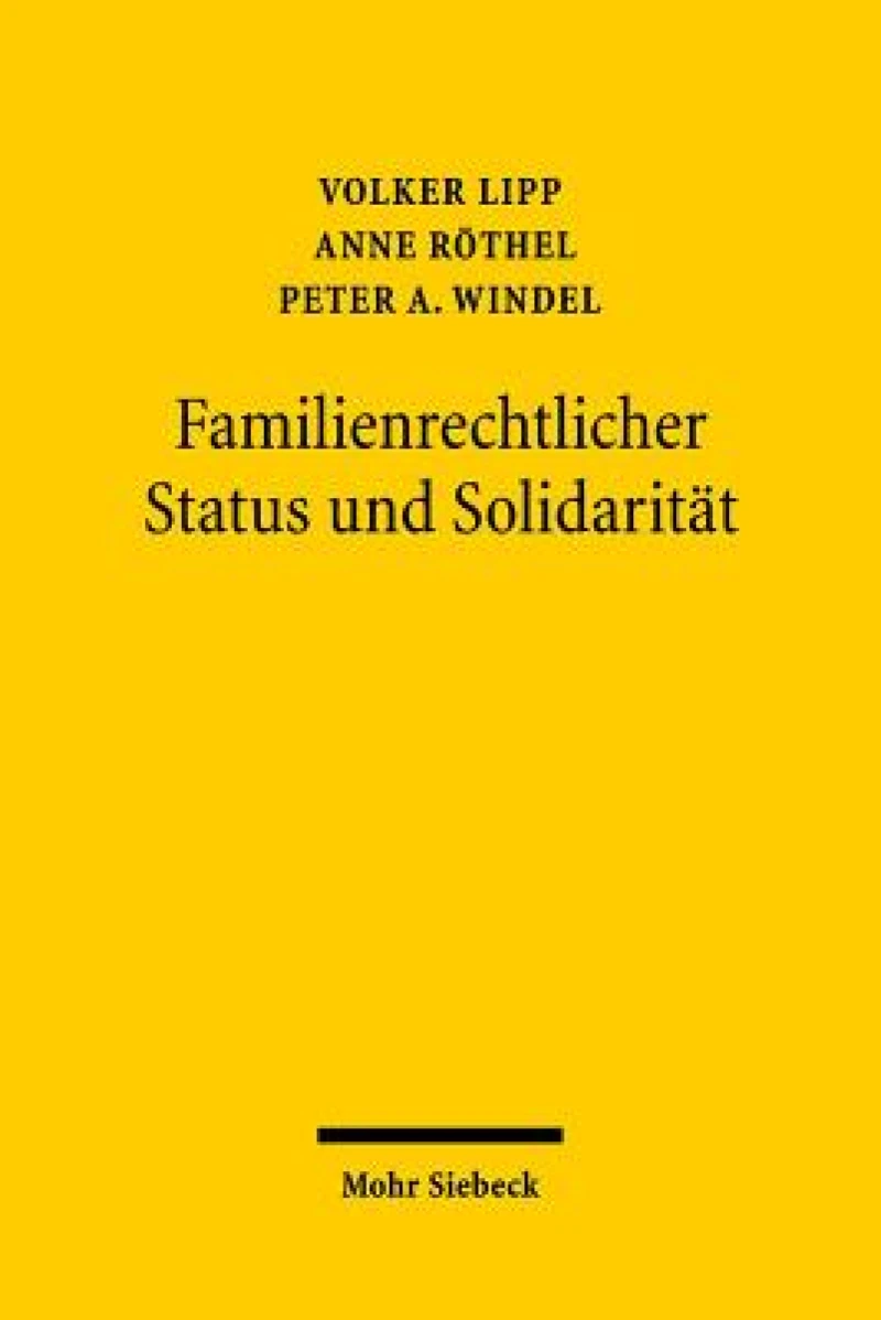 Familienrechtlicher Status und Solidaritat