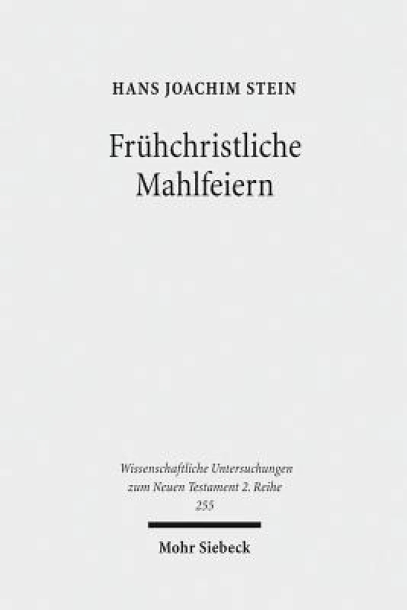 Fruhchristliche Mahlfeiern