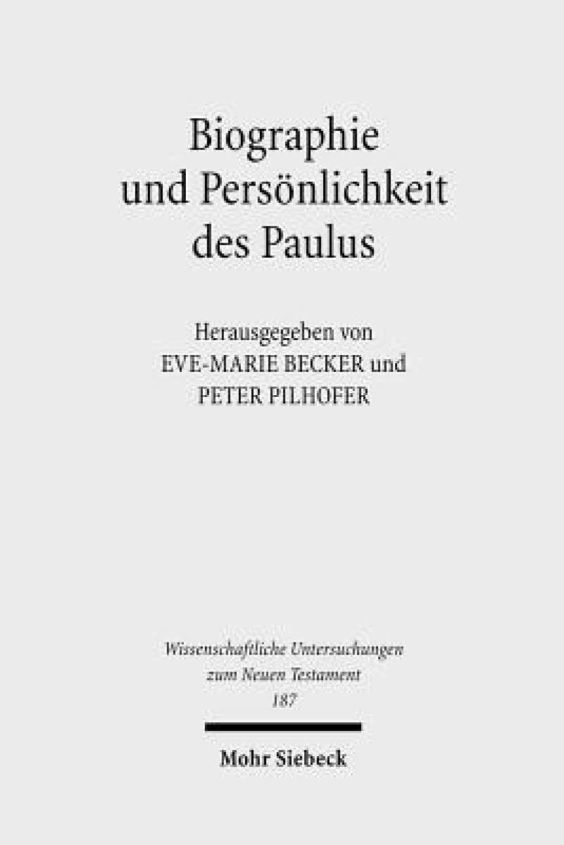 Biographie und Personlichkeit des Paulus