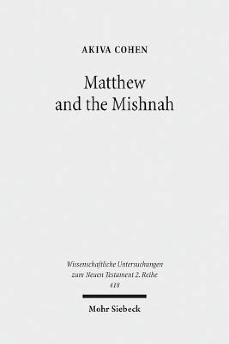 Matthew and the Mishnah