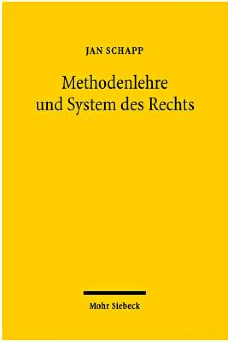 Methodenlehre und System des Rechts