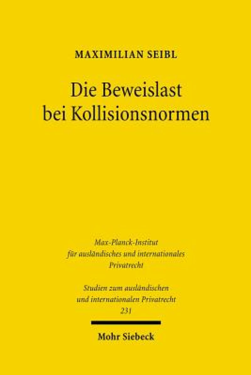 Die Beweislast bei Kollisionsnormen