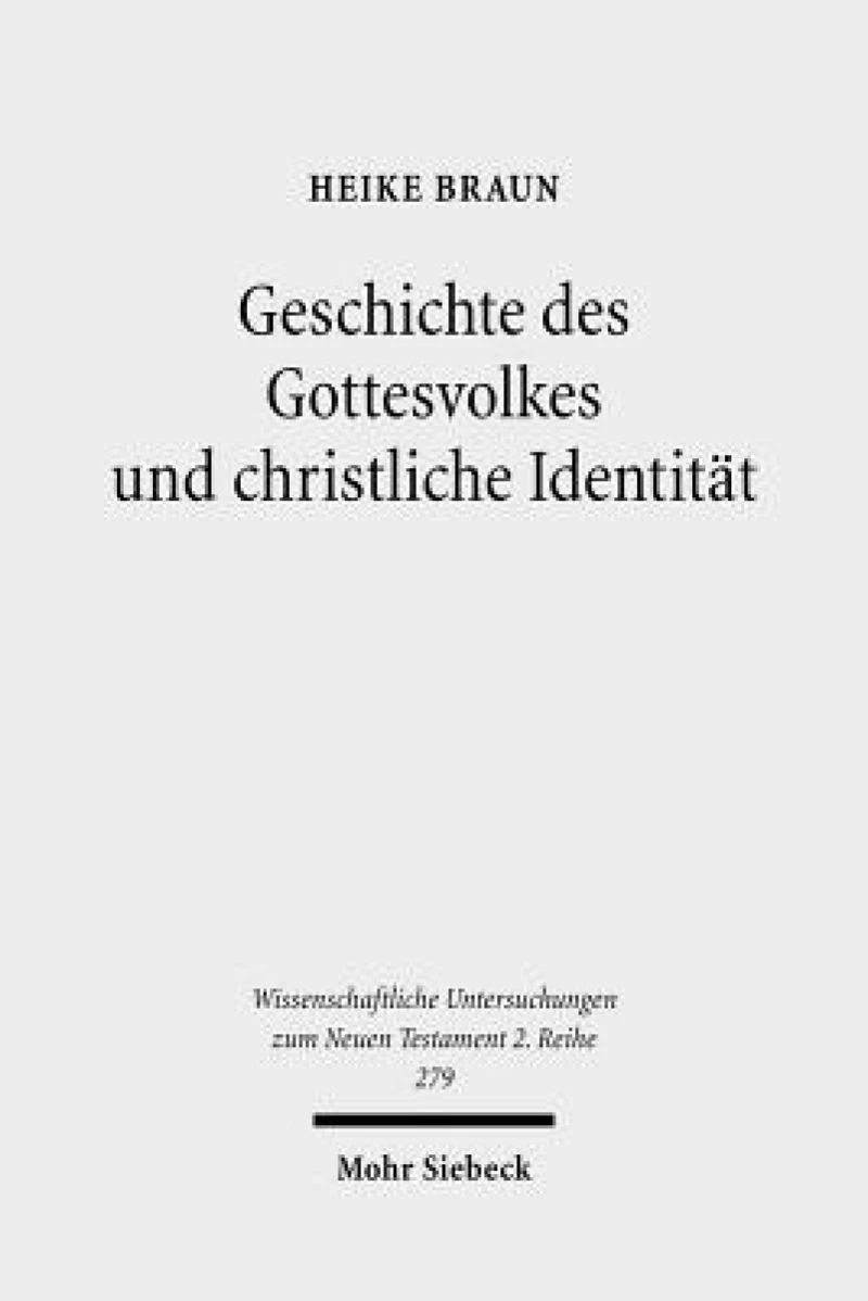 Geschichte des Gottesvolkes und christliche Identitat