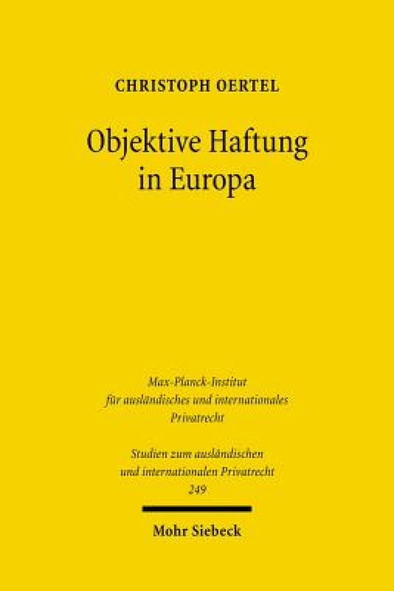 Objektive Haftung in Europa