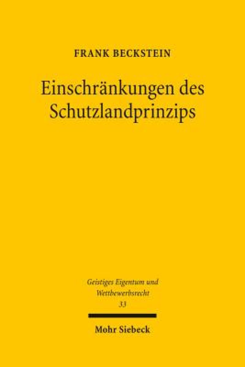 Einschrankungen des Schutzlandprinzips