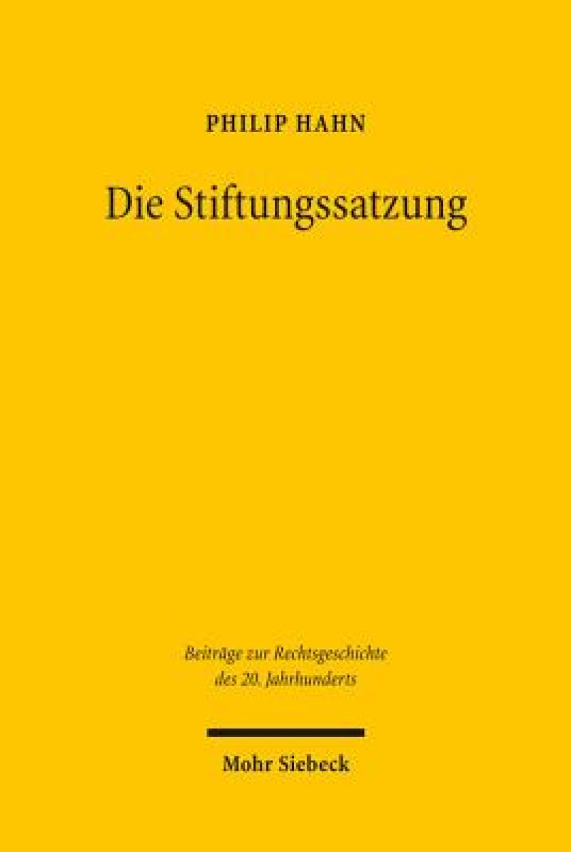 Die Stiftungssatzung