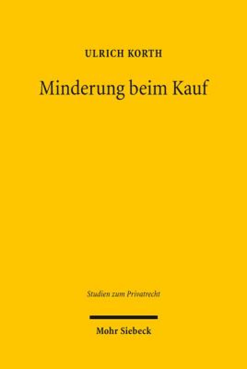 Minderung beim Kauf