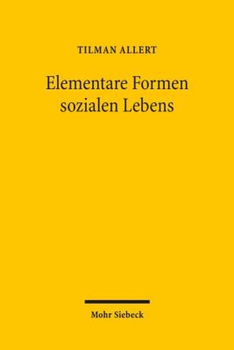 Elementare Formen sozialen Lebens