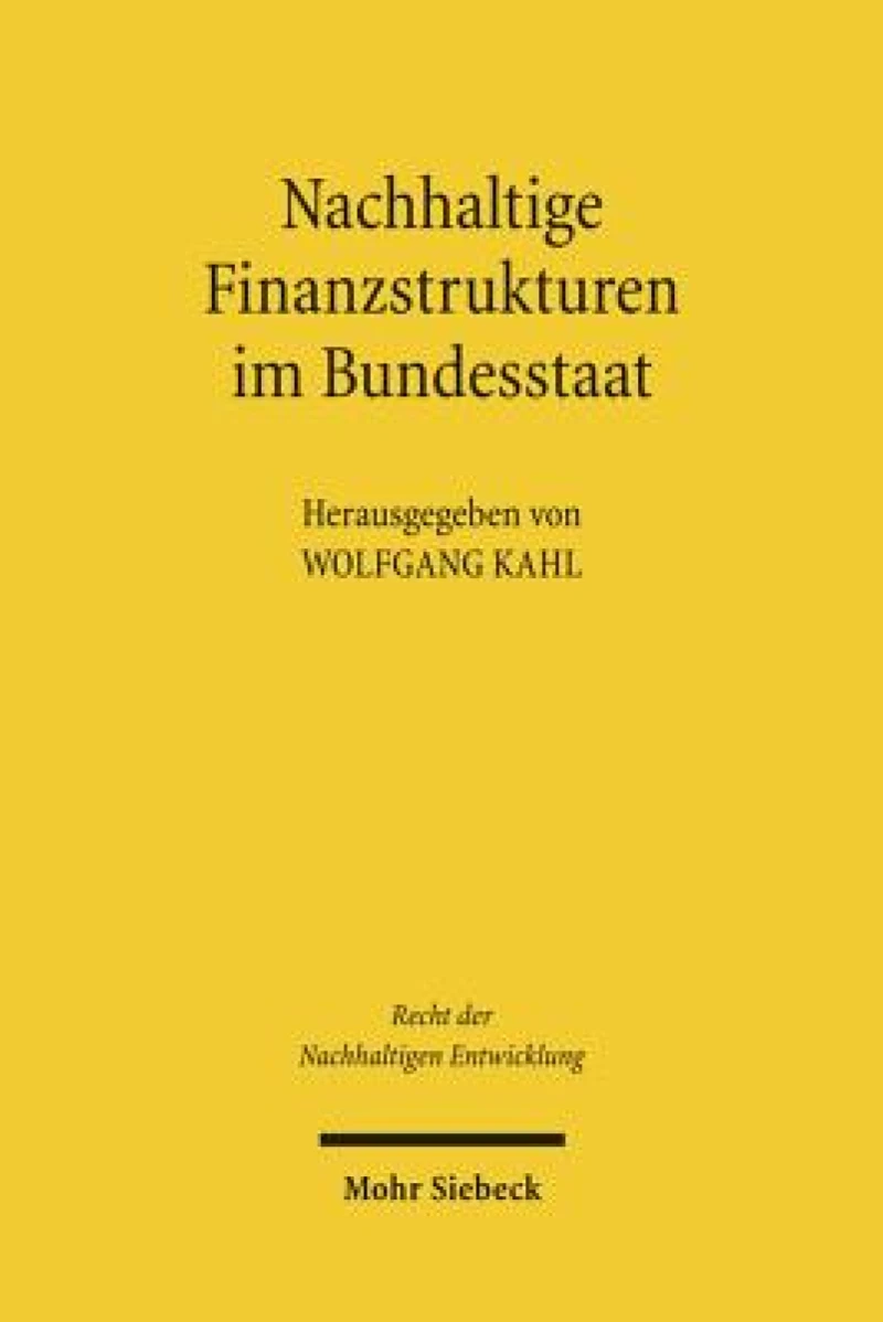 Nachhaltige Finanzstrukturen im Bundesstaat