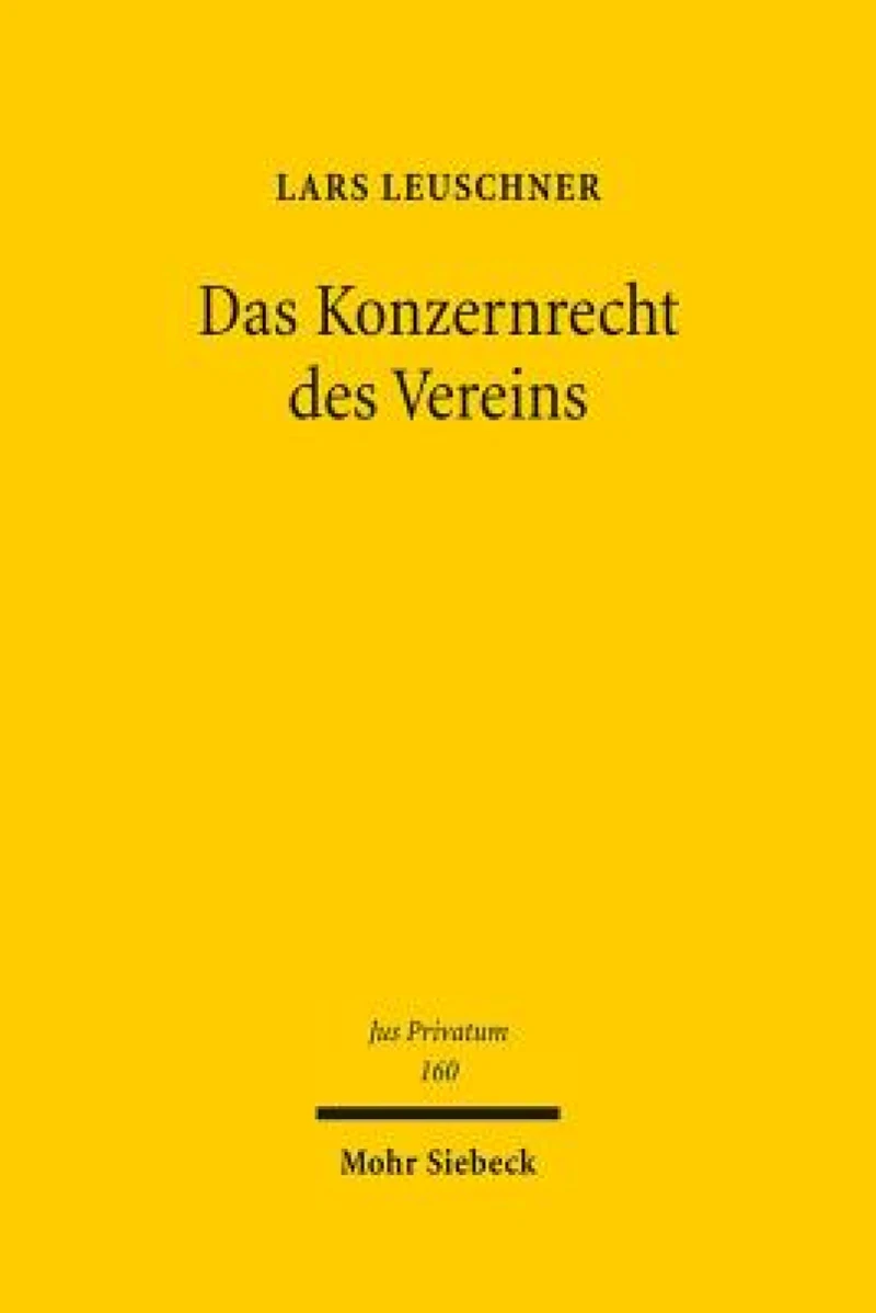 Das Konzernrecht des Vereins