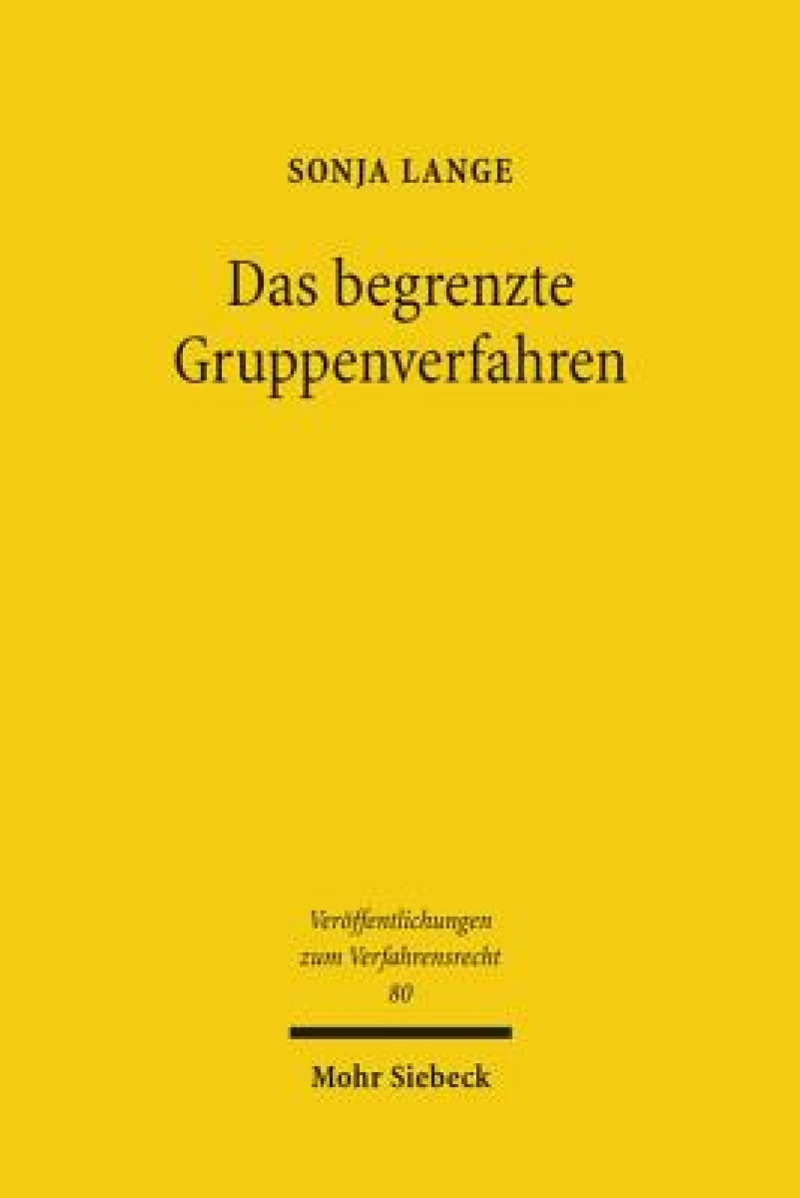 Das begrenzte Gruppenverfahren