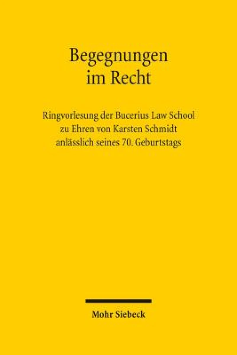 Begegnungen im Recht
