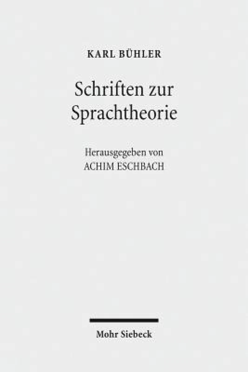 Schriften zur Sprachtheorie