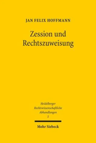 Zession und Rechtszuweisung