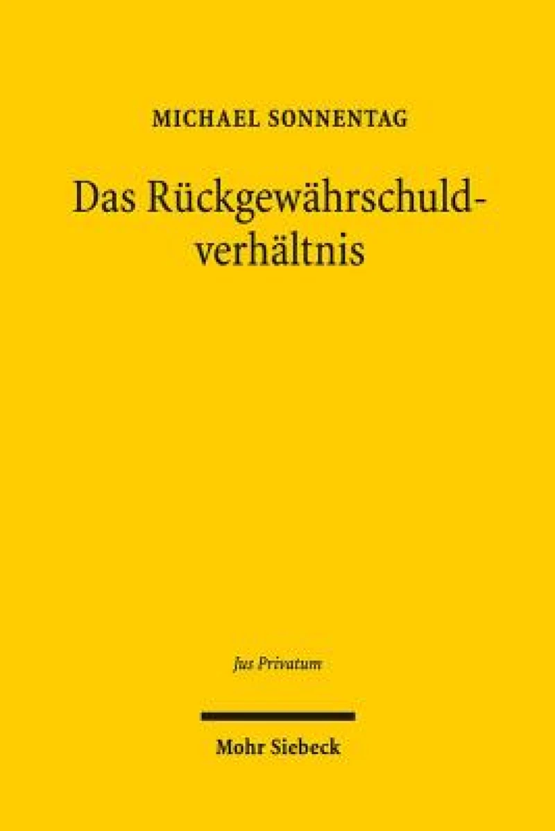 Das Ruckgewahrschuldverhaltnis