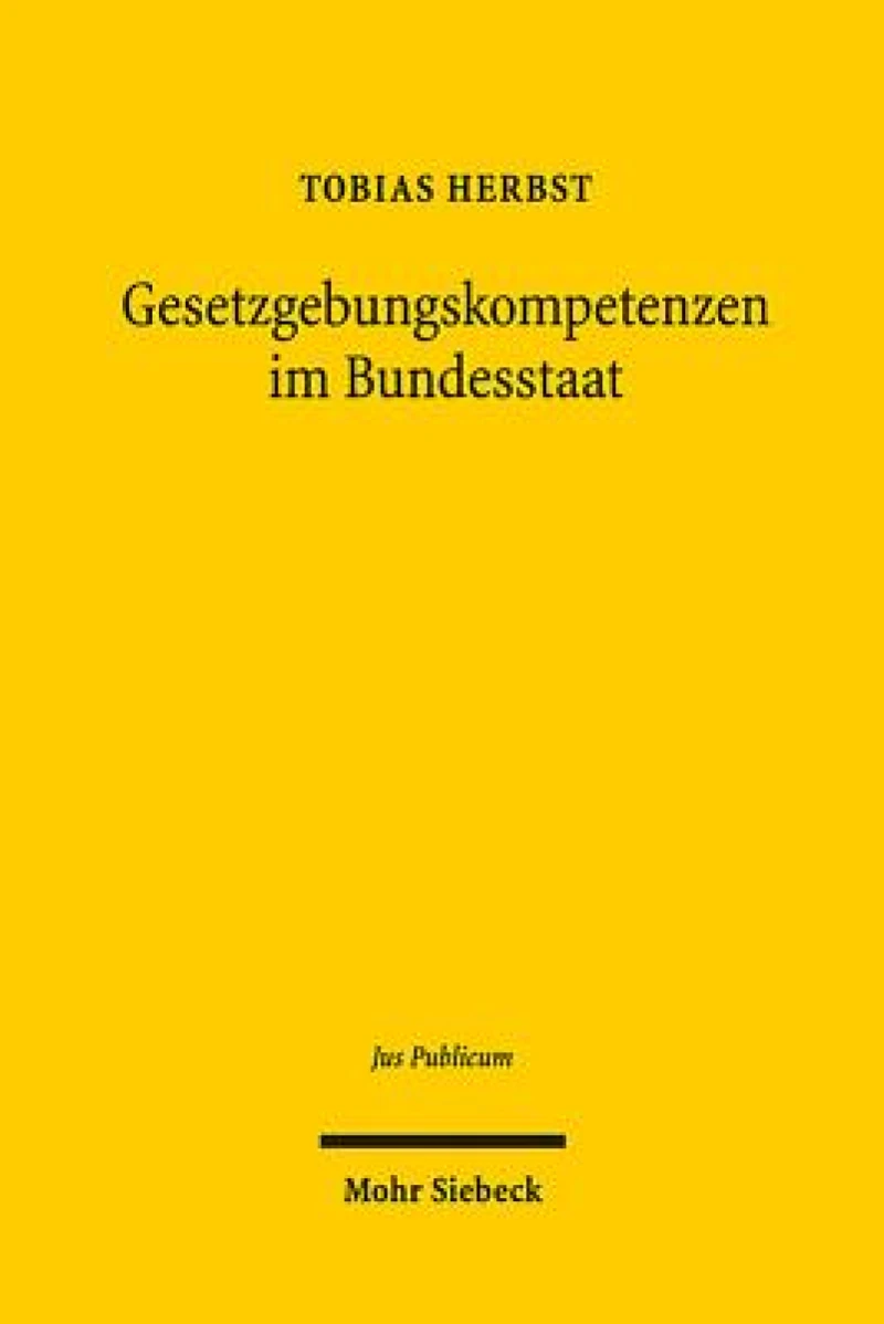 Gesetzgebungskompetenzen im Bundesstaat