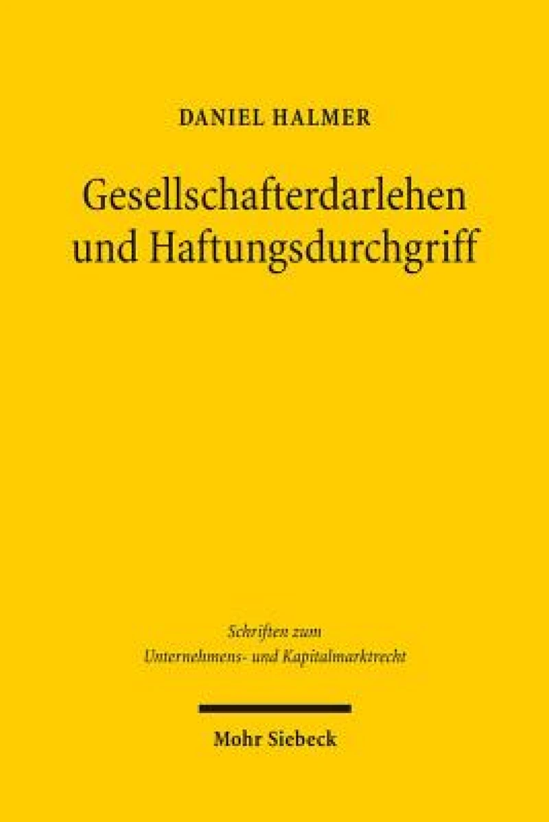 Gesellschafterdarlehen und Haftungsdurchgriff