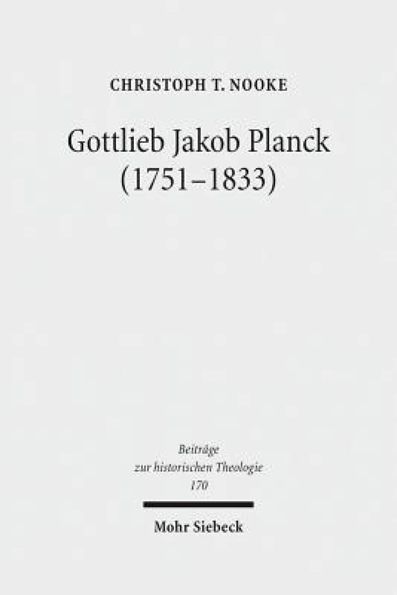 Gottlieb Jakob Planck (1751-1833)