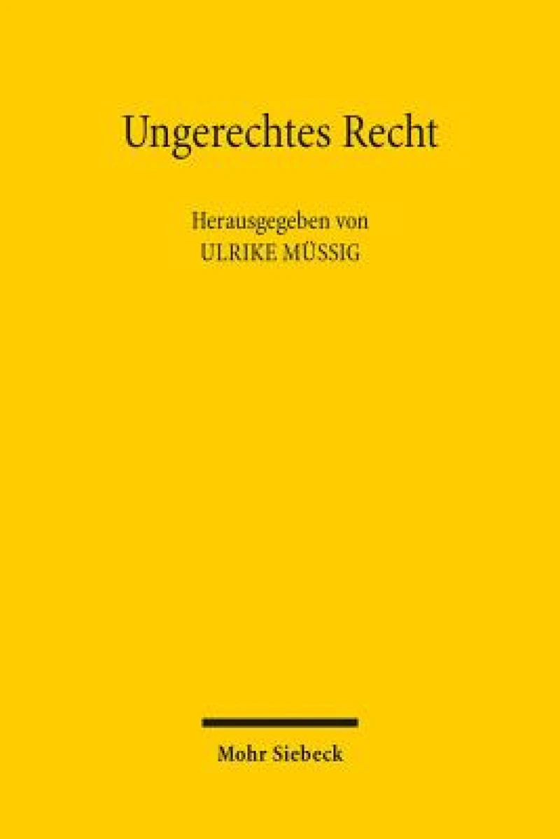 Ungerechtes Recht