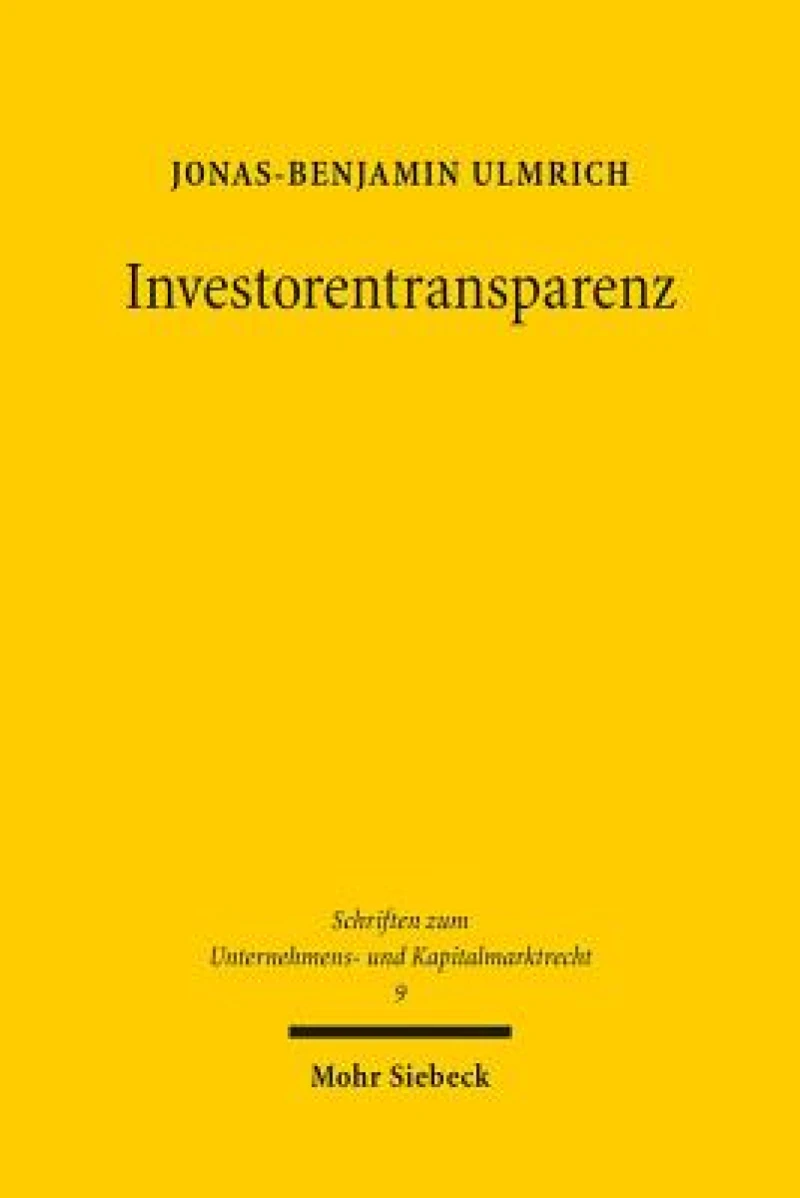 Investorentransparenz
