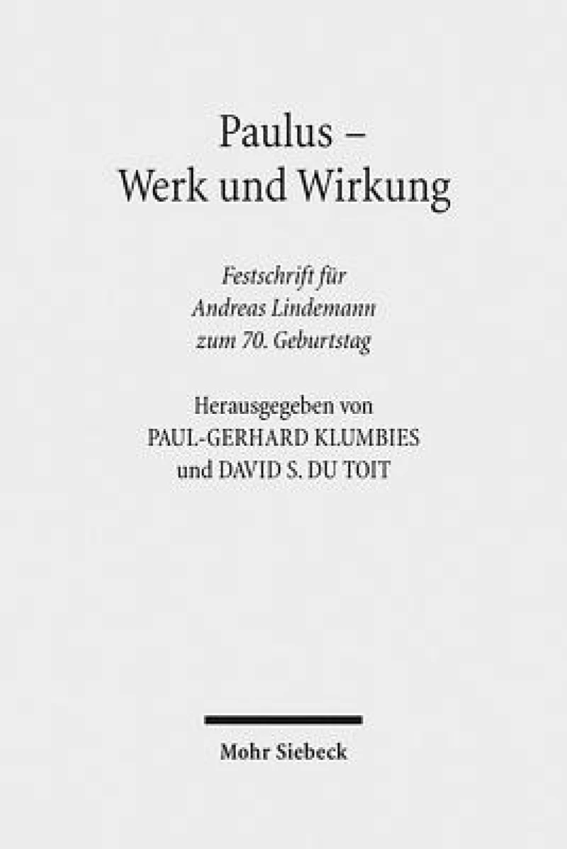 Paulus - Werk und Wirkung