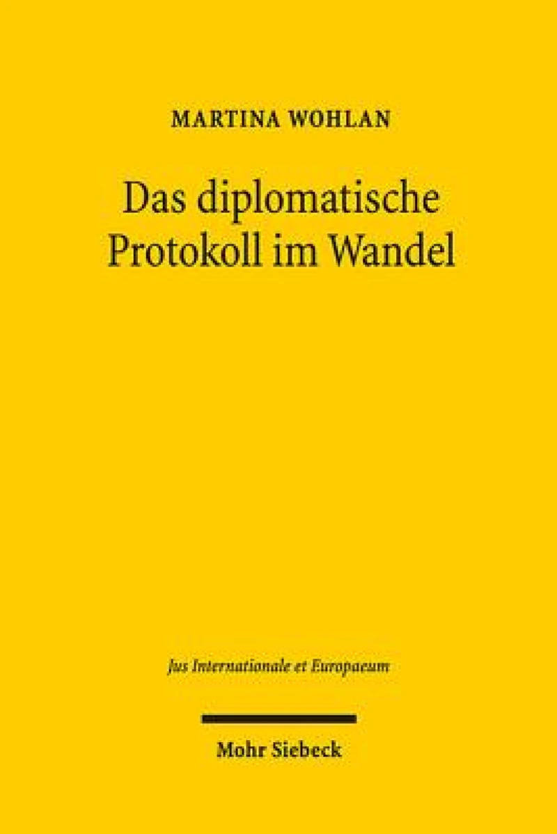Das diplomatische Protokoll im Wandel