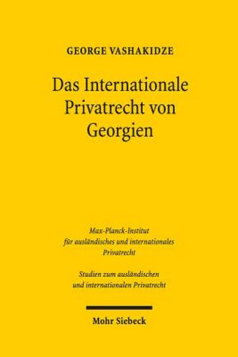 Das Internationale Privatrecht von Georgien