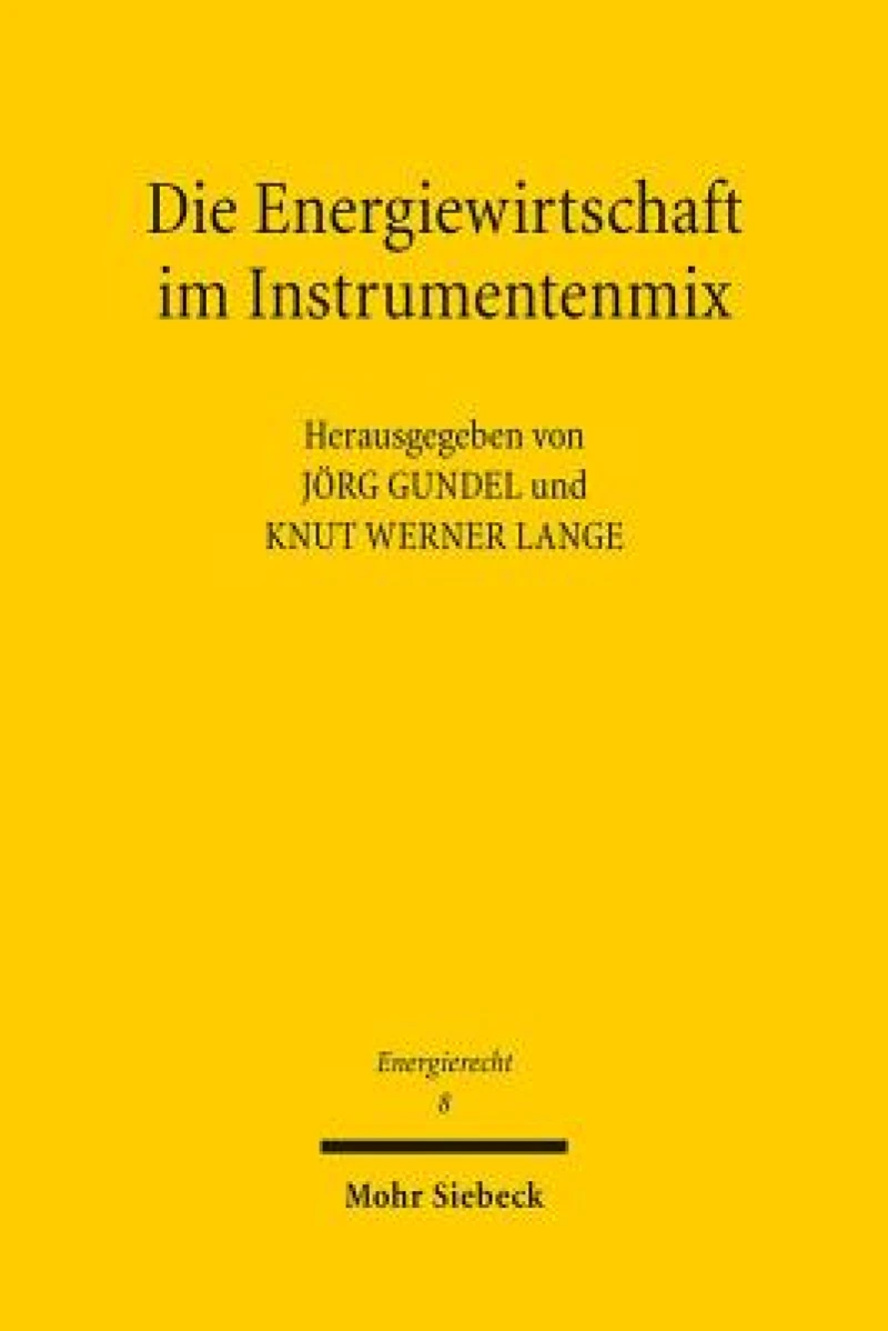 Die Energiewirtschaft im Instrumentenmix