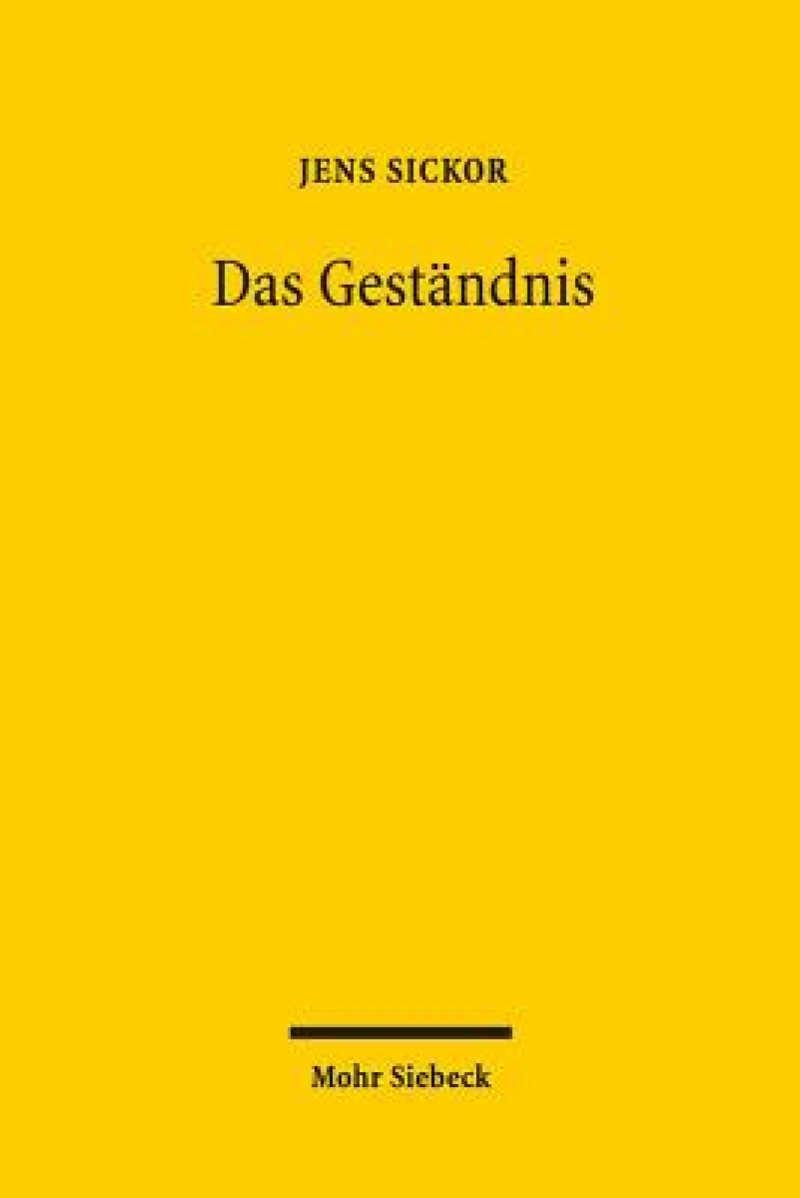 Das Gestandnis